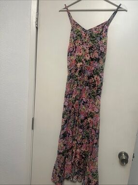 Rewind floral maxi dress whimsical, boho cottage core strappy dress